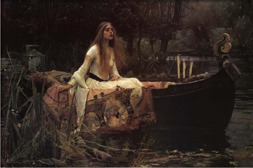 The Lady of Shalott, 1888 By John William Waterhouse - Click Image to Close